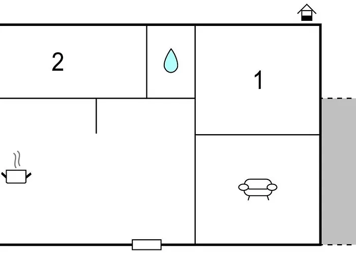 Two-bedroom In 아파트 파자나